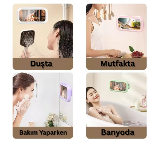 Su Geçirmez Duş Telefon Kılıfı